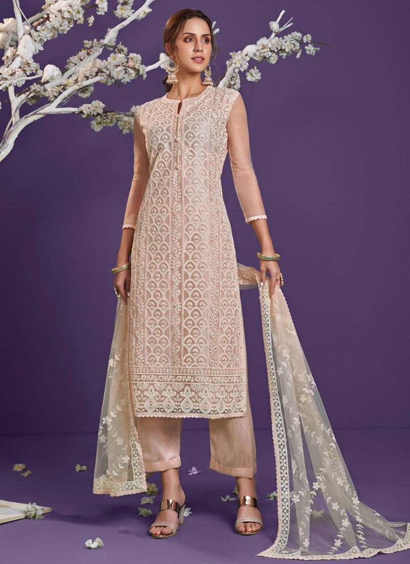 Lucknowi Vol 1 Alizeh Party Wear Net Wholesale Salwar Suit Collection